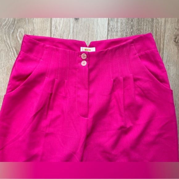 Wide-Leg Maeve Pink Dress Pants - Picture 4 of 5